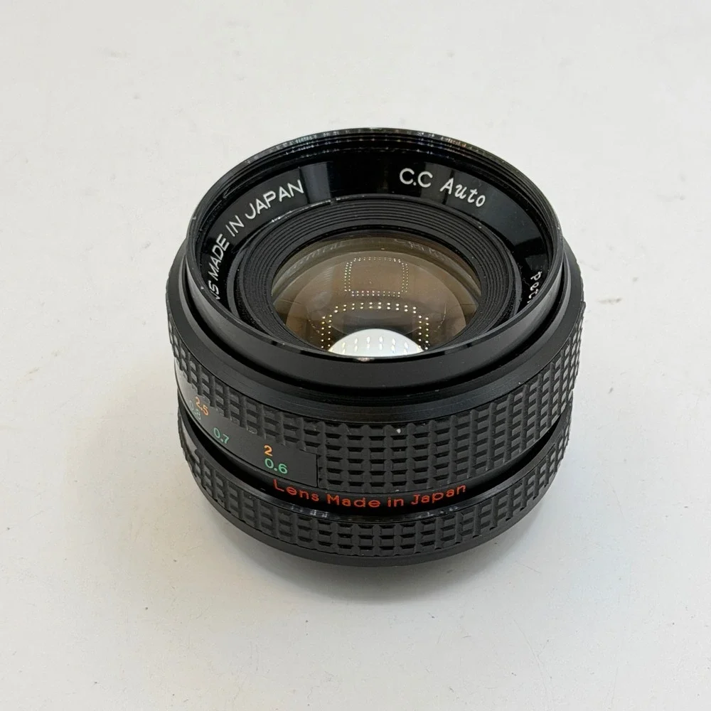Petri CC Auto 55mm f1.8 Prime Lens Made in Japan Vintage Manual Focus 705917